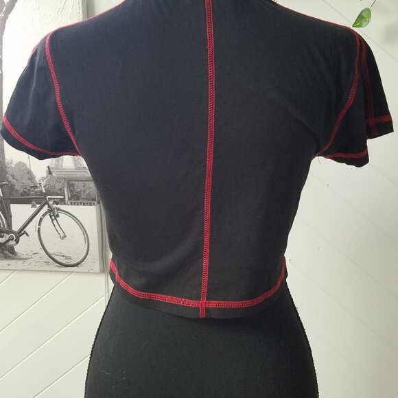 Ragged Priest Crop Top Red Line - Picture 3 of 4